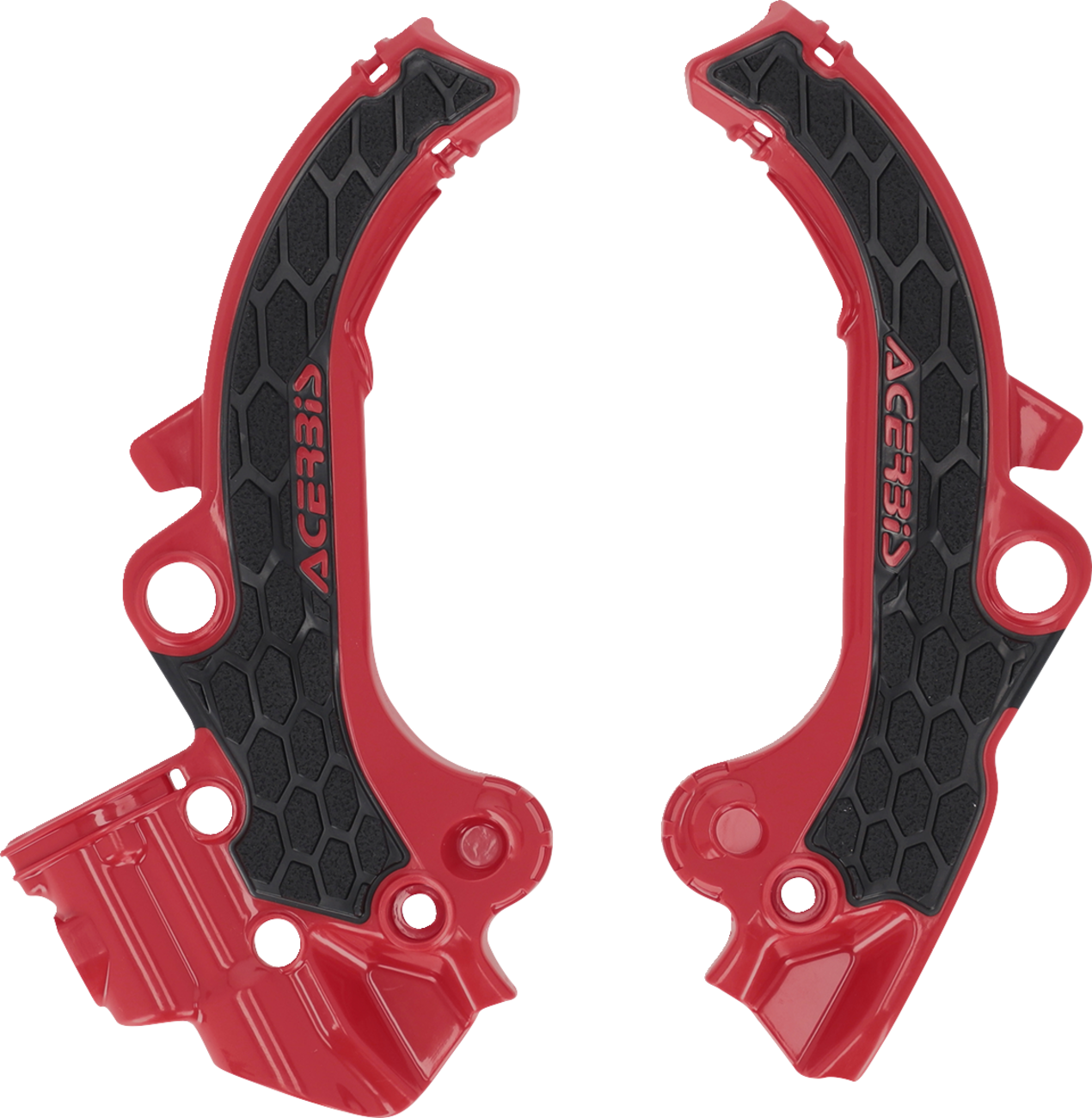 ACERBIS X-Grip Frame Guards - Black/Red - SX65 | TC65 | MC65 2985891018