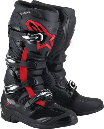 ALPINESTARS Tech 7 Boots - Fluorescent Red/Black - US 9 / EU 43 2012025-1030-9