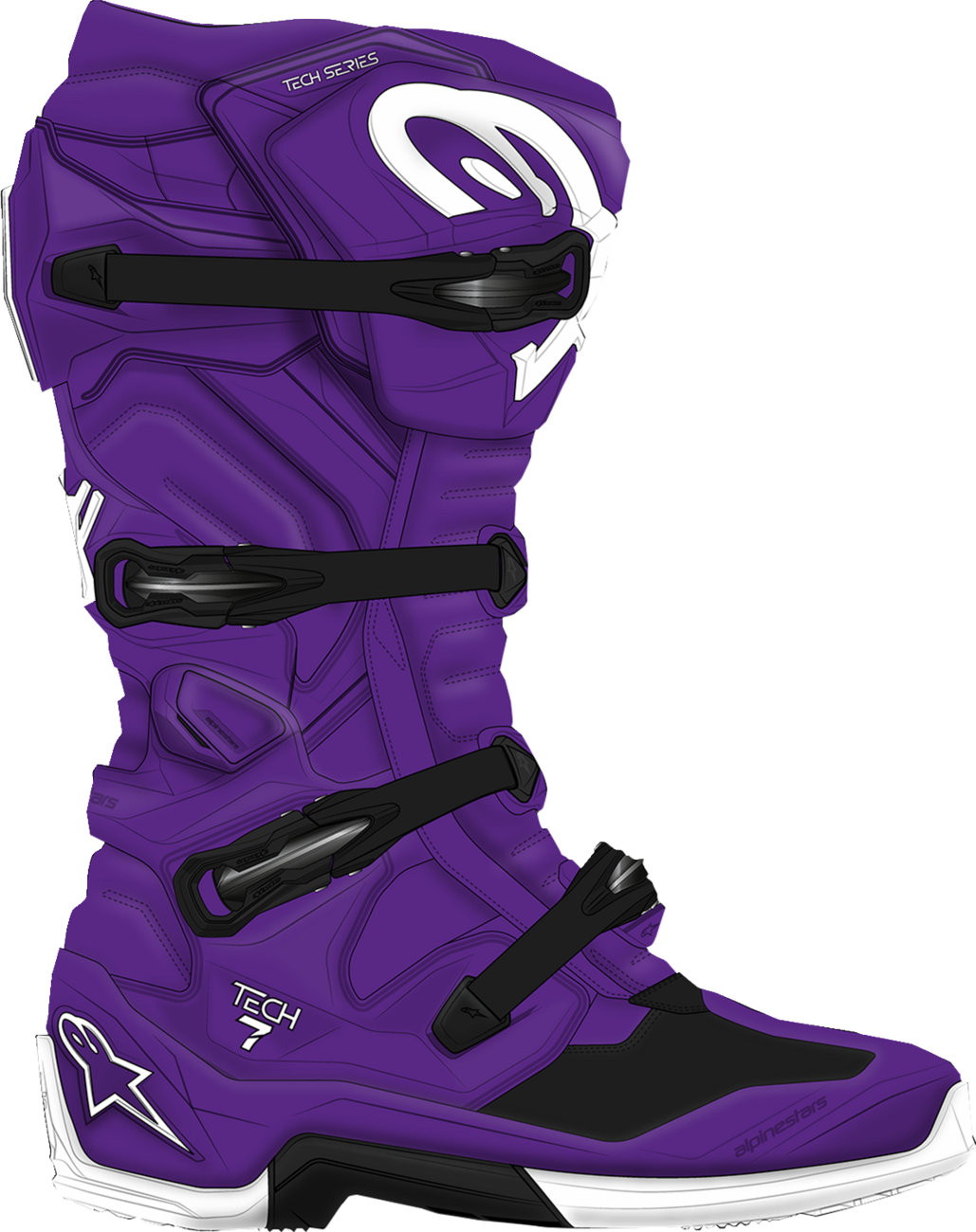 ALPINESTARS Tech 7 Boots - Purple - US 7 / EU 40.5 2012025-38-7