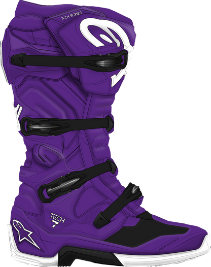 ALPINESTARS Tech 7 Boots - Purple - US 9 / EU 43 2012025-38-9