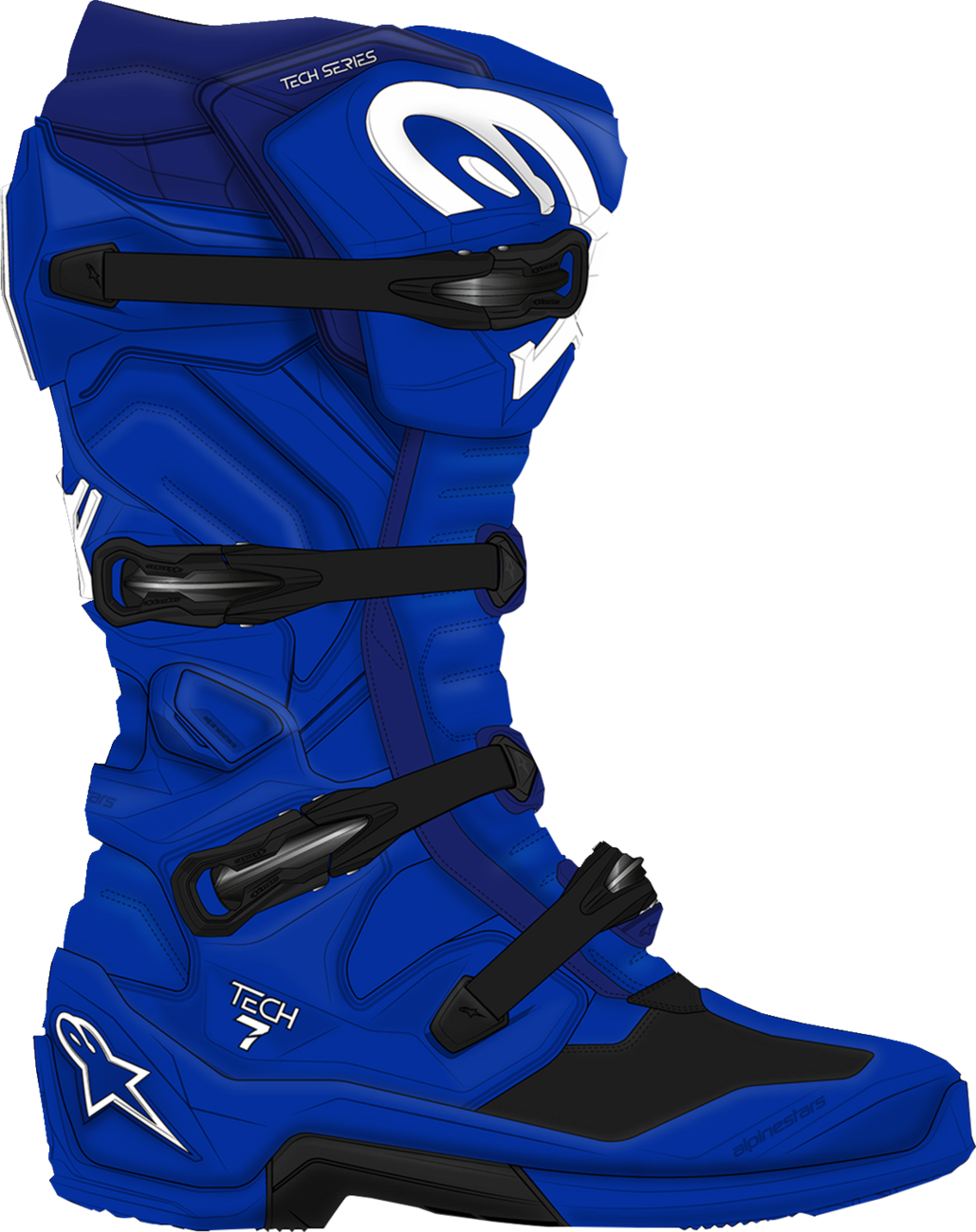 ALPINESTARS Tech 7 Boots - Blue - US 8 / EU 42 2012025-70-8