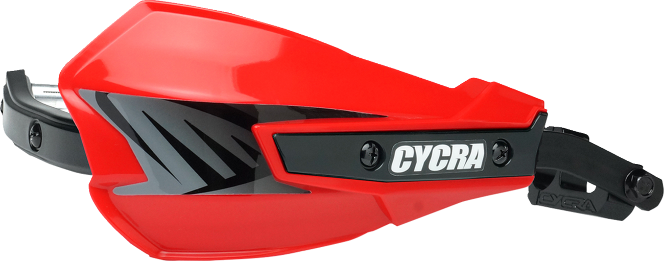 CYCRA Vortex Handguards - Universal U-Clamp - Red 1CYC-7801-32