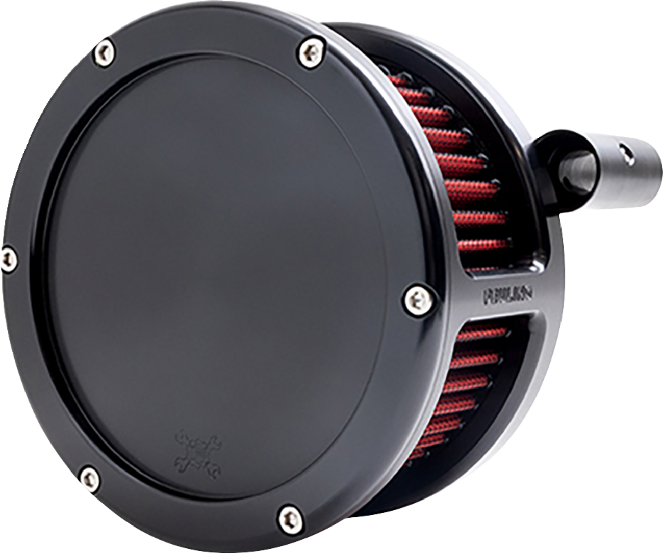 FEULING PARTS BA Air Cleaner Kit - Black with Red Filter - '93-'99 Evolution Big Twin 5463