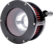 FEULING PARTS BA Air Cleaner Kit - Black/Clear with Red Filter - '93-'99 Evolution Big Twin 5464