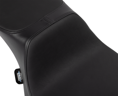 DRAG SPECIALTIES SEATS Predator 2-Up Seat - Extended Reach - Smooth Vinyl - FLHX/FLTR '23-'24 4691A