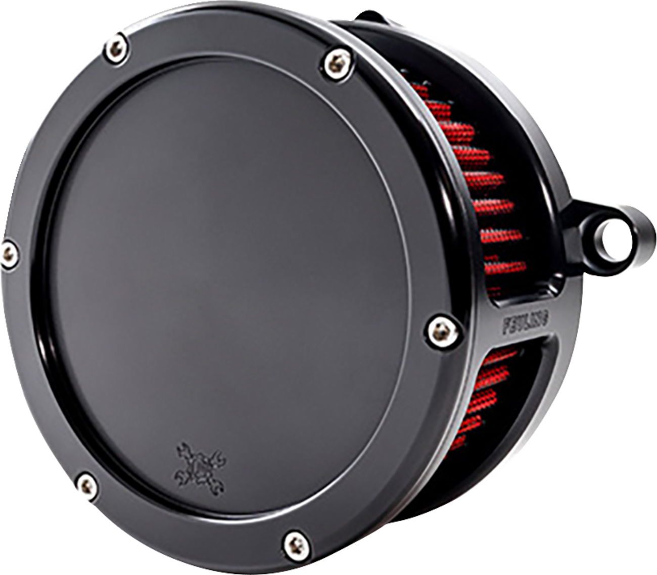 FEULING PARTS BA Air Cleaner Kit - Black with Red Filter - M8 5473