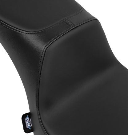 DRAG SPECIALTIES SEATS Performance Predator 2-Up Seat - Solar Leather - Smooth - FL '00-'17 4689E