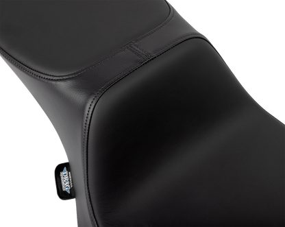 DRAG SPECIALTIES SEATS Performance Predator 2-Up Seat - Extended Reach - Solar Leather - Smooth - FLHX/FLTR '23-'24 4691E