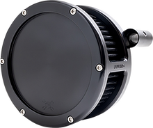 FEULING PARTS BA Air Cleaner Kit - Black with Black Filter - '08-'17 Dyna/Softail/Touring 5553