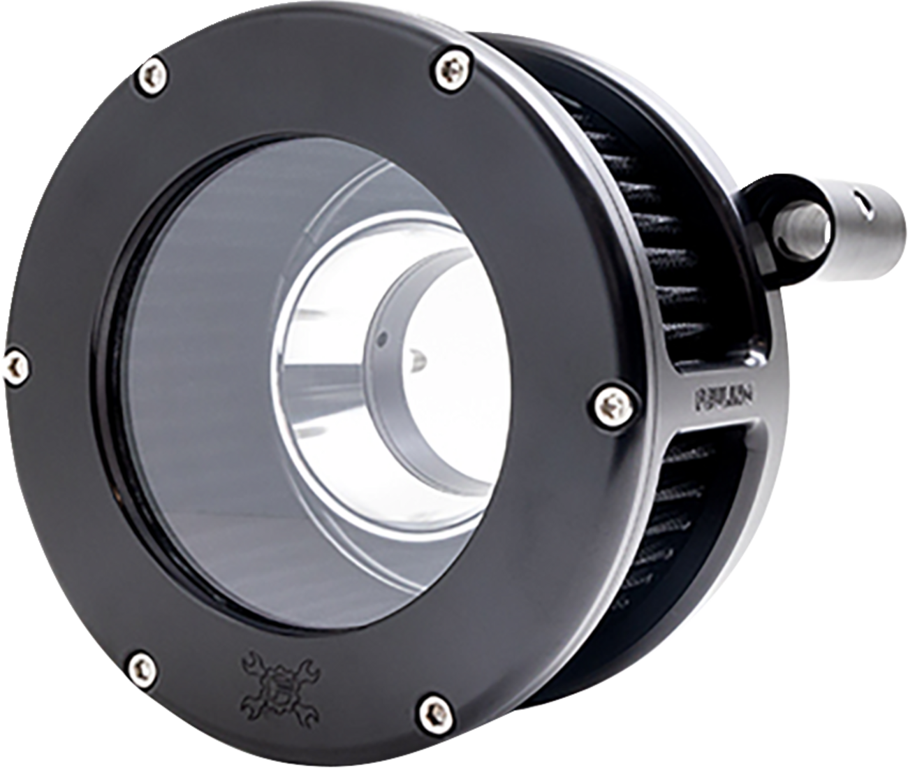FEULING PARTS BA Air Cleaner Kit - Black/Clear with Black Filter - Twin Cam 5544