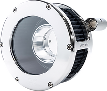FEULING PARTS BA Air Cleaner Kit - Chrome/Clear with Black Filter - Twin Cam 5548