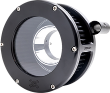 FEULING PARTS BA Air Cleaner Kit - Black/Clear with Black Filter - '93-'99 Evolution Big Twin 5564