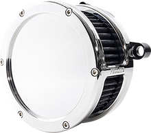FEULING PARTS BA Air Cleaner Kit - Chrome with Black Filter - M8 5577