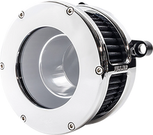 FEULING PARTS BA Air Cleaner Kit - Chrome/Clear with Black Filter - M8 5578