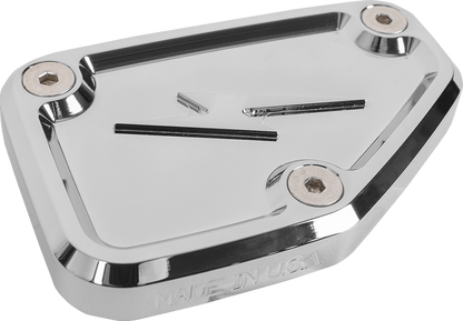 THRASHIN SUPPLY CO. Master Cylinder Cover - Brake - Front - Chrome TSC-3178-3