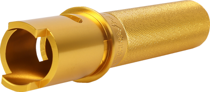 THRASHIN SUPPLY CO. Throttle Tube - Knurled - 1" - Gen 2 TBW - Gold TSC-2806-5