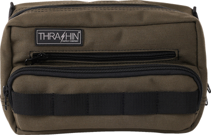 THRASHIN SUPPLY CO. Handlebar Bag Plus - Green THB-0010
