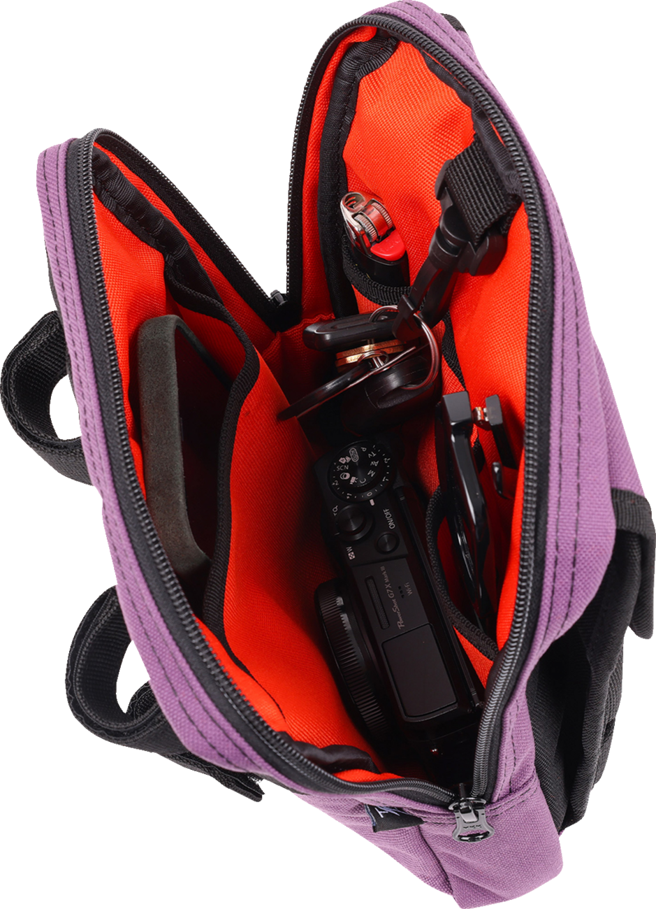 THRASHIN SUPPLY CO. Handlebar Bag Slim - Purple THB-0033