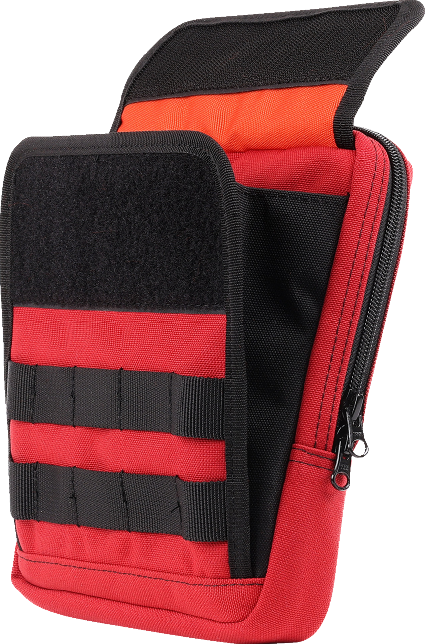 THRASHIN SUPPLY CO. Handlebar Bag Slim - Red THB-0034