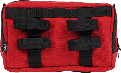THRASHIN SUPPLY CO. Handlebar Bag Plus - Red THB-0017