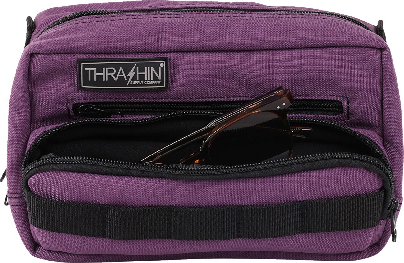 THRASHIN SUPPLY CO. Handlebar Bag Plus - Purple THB-0027