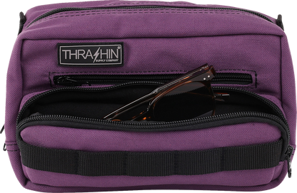 THRASHIN SUPPLY CO. Handlebar Bag Plus - Purple THB-0027