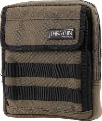 THRASHIN SUPPLY CO. Handlebar Bag Slim - Green THB-0031