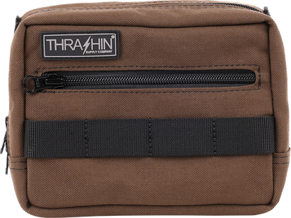 THRASHIN SUPPLY CO. Handlebar Bag - Brown THB-0006