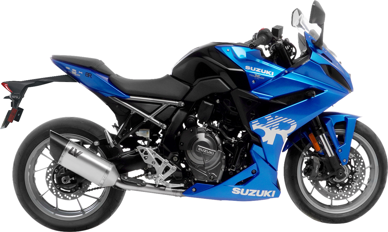 LEOVINCE LV-14 R Exhaust System - 2-into-1 - Stainless Steel - GSX-8RS 15606U