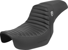 SADDLEMEN Pro Series SDC Performance Seat - w/o Backrest - Tuck-n-Roll/Carbon Fiber - Gripper - Dyna '06-'17 SC80604T