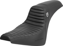 SADDLEMEN Pro Series SDC Performance Seat - w/o Backrest - Tuck-n-Roll/Carbon Fiber - Gripper - FX '18-'24 SC81830T