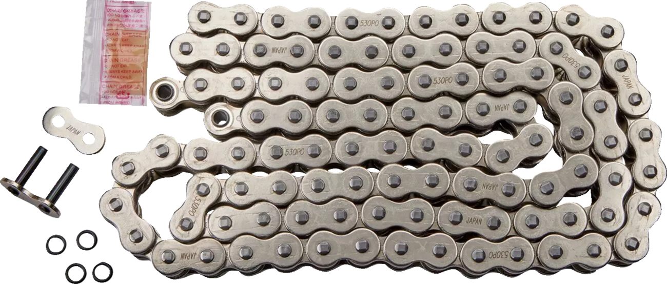 DRAG SPECIALTIES 530 Series - O-Ring Chain - Chrome - 112 Links MDS530POS112L2