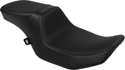 DRAG SPECIALTIES SEATS Predator 2-Up Seat - Solar Leather - Smooth - w/o Backrest - FLT/FLH '23-'24 4692E