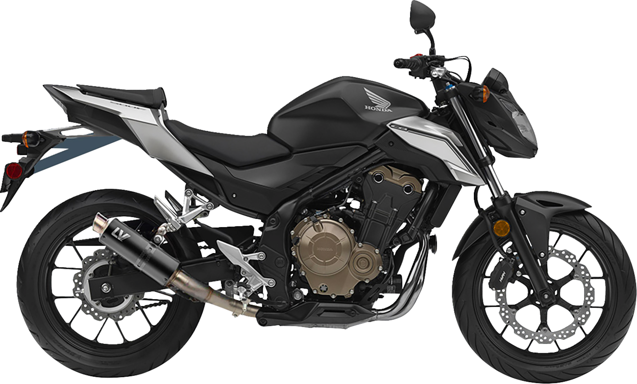 LEOVINCE GP Corsa Slip-On Muffler - Black Edition - CB/CBR 500 3384BU