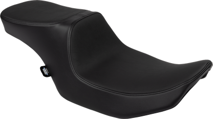 DRAG SPECIALTIES SEATS Predator 2-Up Seat - Vinyl - Smooth - w/o Backrest - FLTR/FLHX '23-'24 4692A