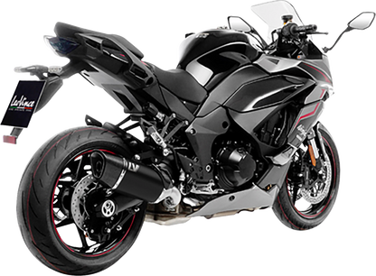 LEOVINCE LV-14 R Slip-On Muffler - Black - Ninja 1000 SX 15602BU