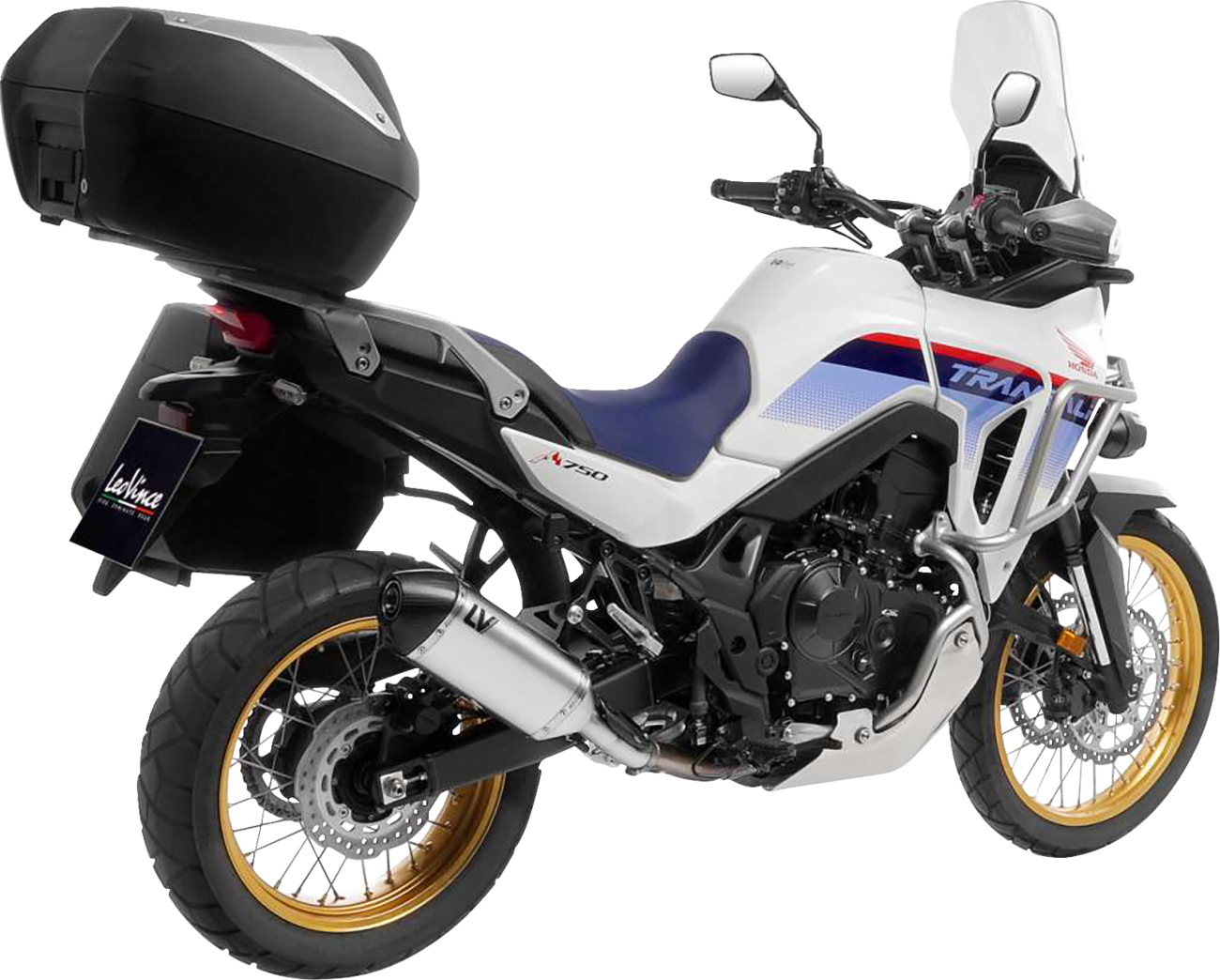LEOVINCE LV-14 Slip-On Muffler - Stainless Steel - XL 750 Transalp 15601U