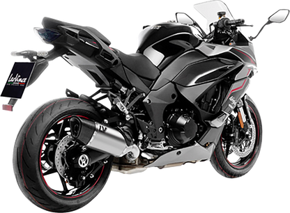 LEOVINCE LV-14 R Slip-On Muffler - Stainless Steel - Ninja 1000 SX 15602U