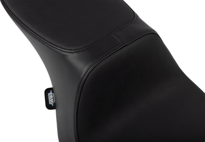 DRAG SPECIALTIES SEATS Predator 2-Up Seat - Vinyl - Smooth - w/o Backrest - FLTR/FLHX '23-'24 4692A