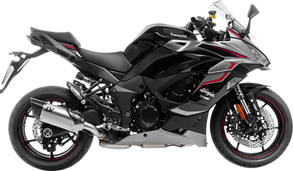 LEOVINCE LV-14 R Slip-On Muffler - Stainless Steel - Ninja 1000 SX 15602U