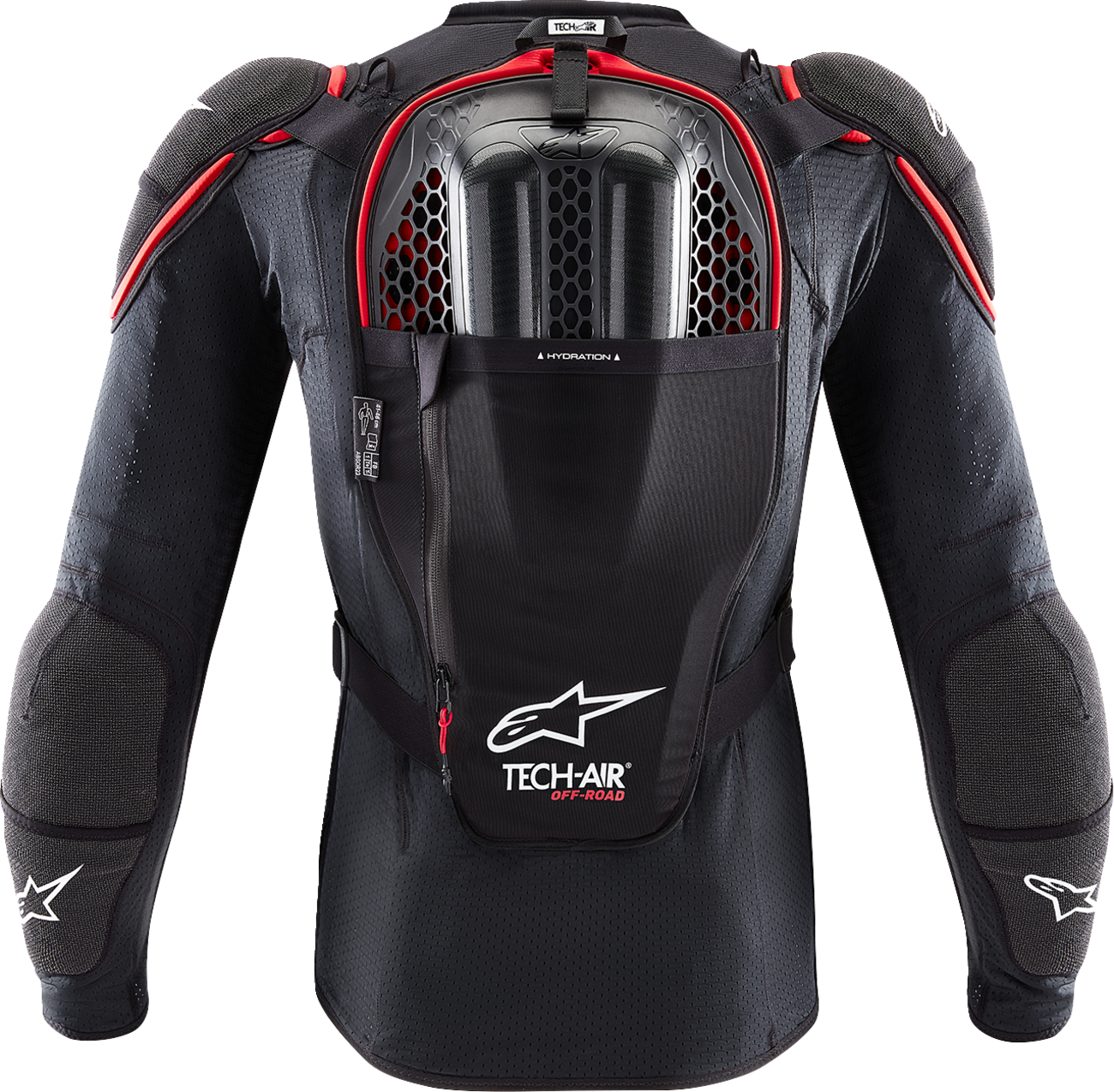 ALPINESTARS TECH-AIR Tech-Air® v2Off-Road System - Black/Red - XL 6507123-13F-XL