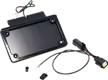 NAMZ Saddlebag Tag Holder w/ Illuminated License Plate Frame - '10 FLHX NIBTH-B02