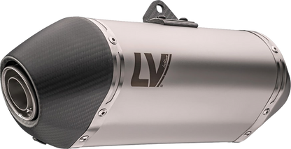 LEOVINCE LV-14 Slip-On Muffler - Stainless Steel - XL 750 Transalp 15601U