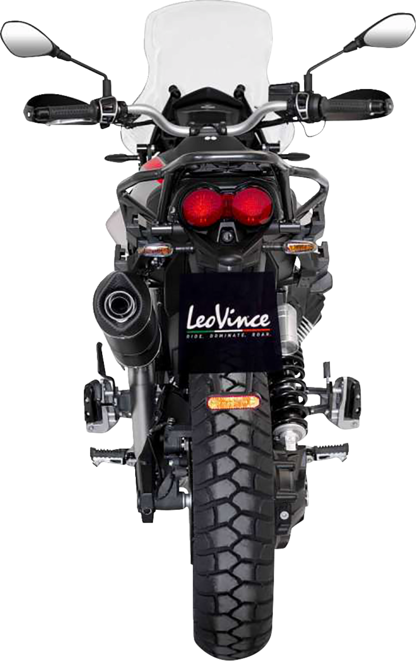 LEOVINCE LV One EVO Slip-On Muffler - Black - V85 TT 14454EBU