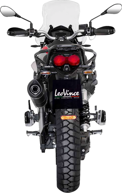 LEOVINCE LV One EVO Slip-On Muffler - Black - V85 TT 14454EBU