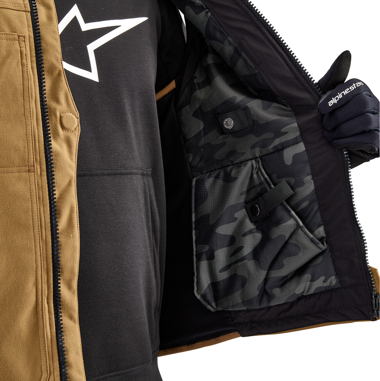 ALPINESTARS TECH-AIR Tech-Air® 3 v2 Canvas Vest - Tan - Large 6505125-86-L