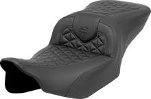 SADDLEMEN RoadSofa™ Tri Gripper Seat - Standard Reach - No Backrest - FLH/FLT '23-'24 823-07-21000