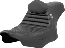 SADDLEMEN Pro Series SDC Performance Seat - Tuck-n-Roll - w/ Backrest - FLH/FLT '23-'24 SC82307TB