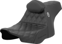 SADDLEMEN Pro Series SDC Performance Seat - Lattice Stitch - Gripper - w/ Backrest - FLH/FLT '23-'24 SC82307DB0