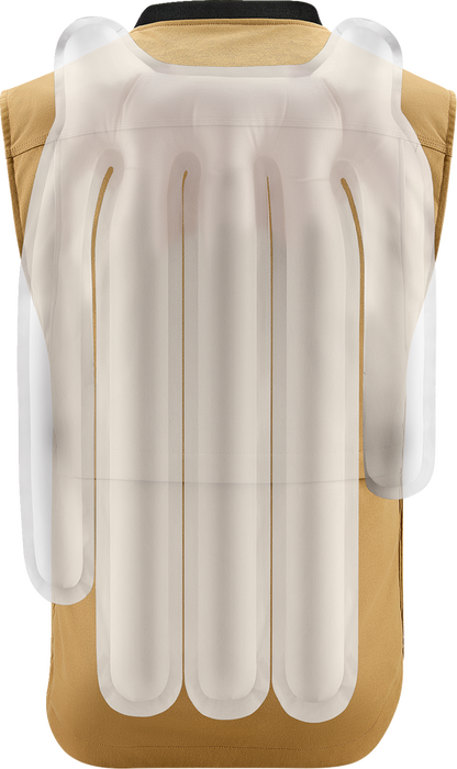 ALPINESTARS TECH-AIR Tech-Air® 3 v2 Canvas Vest - Tan - Small 6505125-86-S